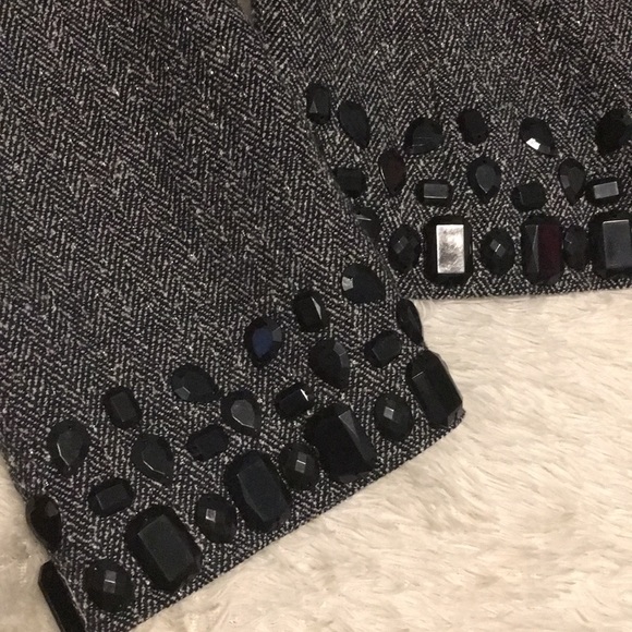 White House Black Market Tweed Jewel Jacket - Picture 3 of 6